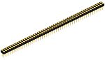 Fischer Elektronik MK Series Straight Through Hole PCB Header, 100 Contact(s), 2.54mm Pitch, 2 Row(s), Unshrouded