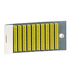 Schneider Electric Linergy DZ5 Clip On Cable Marker, Yellow, Pre-printed "O", for Cable End, AR1MB010