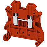 Schneider Electric NSYTRV22RD Linergy TR Series Red, 2.5mm², 1-Level, Screw Terminal Termination