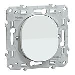 1 Way White Switch Mechanism Ovalis Series