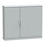 PanelSeT PLA Series Fibreglass Reinforced Polyester Double-Door-Door Floor Standing Enclosure, Plain Door Door, IP44,