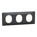 Anthracite 3 Gang Light Switch Cover