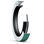 SKF NBR Seal, 12.7mm ID, 25.37mm OD, 6.35mm