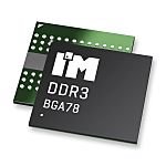 Intelligent Memory IM4G08D3FDBG-107I, SDRAM 4GBit Surface Mount, 933MHz, 78-Pin 78-ball FBGA