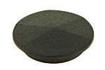 RS PRO 19.7mm Black Potentiometer Knob for 6mm Shaft D Shaped