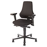 Bosch Rexroth Black Plastic Desk Chair, 120kg Weight Capacity