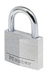 Master Lock Padlock Weatherproof Aluminium Padlock, Keyed Alike, 7mm Shackle, 50mm Body