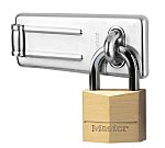 Master Lock Padlock Weatherproof Brass Padlock, Keyed Alike, 9mm Shackle, 40mm Body