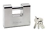 Master Lock Padlock Weatherproof Zinc Padlock, Keyed Alike, 12mm Shackle, 90mm Body