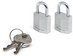 Master Lock Padlock Weatherproof Aluminium Padlock, Keyed Alike, 3mm Shackle, 20mm Body