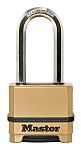 Master Lock Padlock Weatherproof Zinc Padlock, Keyed Alike, 9mm Shackle, 56mm Body