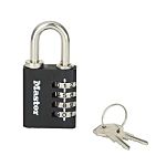 Master Lock Padlock Weatherproof Zinc Padlock, Keyed Alike, 6mm Shackle, 40mm Body