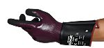 Ansell EDGE 48939 Black HPPE, Polyester Cut Resistant Work Gloves, Size 8, Nitrile Coating