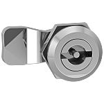 Schneider Electric Silver Stainless Steel Camlock, Round Head Unlock