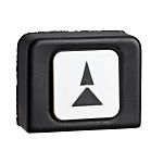 Schneider Electric Harmony Series Black/White Push-In Push Button Head, IP65