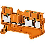 Schneider Electric NSYTRP23AR Linergy TR Series Orange, 2.5mm², 1-Level, Push In Termination, CSA