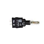 Schneider Electric, ZB6, PCB White LED Pilot Light Complete, Dome, 24V