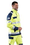 DMD 636970ATXT Grey, Yellow Unisex Hi Vis Jacket, 4