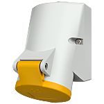 MENNEKES IP44 Industrial Interlock Socket 3P, Earthing Position 4h, 16A, 110 V
