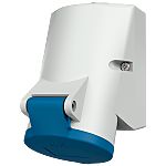 MENNEKES IP44 Industrial Interlock Socket 3P, Earthing Position 6h, 16A, 230 V