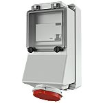 MENNEKES IP44 Industrial Interlock 5P, Earthing Position 6h, 16A, 400 V