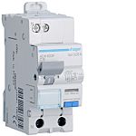 Interruptor automático y diferencial 1P + N, 16A, Sensibilidad 30mA, Curva Tipo C