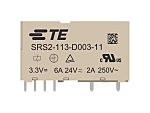 TE Connectivity PCB Mount Force Guided Relay, 24V dc Coil Voltage, 2 Pole, SPDT
