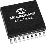 8bitová západka MIC5842YWM-TR Proud, napětí, počet kolíků: 18, SOIC 8bit