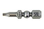 Vessel Hexagon Screwdriver Bit, 30 mm Tip, 1/4 in Drive, Hex Drive, 30 mm Overall