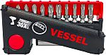 Vessel Tips with Magnetizer 11 Pieces, Phillips, Pozidriv, Torx