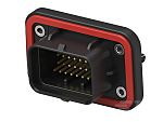 TE Connectivity, SUPERSEAL Automotive Connector Plug Black PCB Mount 34 Way, Through Hole Termination 1-2388688-4