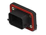 TE Connectivity, SUPERSEAL Automotive Connector Plug Black Panel Mount 34 Way, Through Hole Termination 8-2384723-5