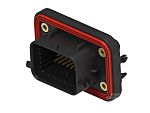 TE Connectivity, SUPERSEAL Automotive Connector Plug Black Panel Mount 34 Way, Through Hole Termination 8-2388688-5