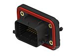 TE Connectivity, SUPERSEAL Automotive Connector Plug Black Panel Mount 34 Way, Through Hole Termination 8-2388688-6