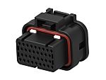 TE Connectivity, SUPERSEAL Automotive Connector Socket Black Cable Mount 34 Way 2389578-1