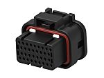 TE Connectivity, SUPERSEAL Automotive Connector Socket Black Cable Mount 34 Way 2389578-2
