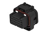 TE Connectivity, SUPERSEAL Automotive Connector Socket Black Cable Mount 34 Way 2389578-3
