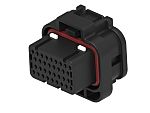 TE Connectivity, SUPERSEAL Automotive Connector Socket Black Cable Mount 34 Way 2389578-4