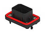 TE Connectivity, SUPERSEAL Automotive Connector PIN Black Board Mount 34 Way, Through Hole Termination 2388688-2