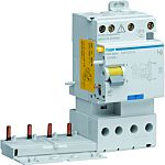 Hager BDC RCCB, 25A, 3P+N Pole, 30mA, Type AC
