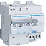 Hager RCBO, 10A Current Rating, 3P+N Poles, 30mA Trip Sensitivity, Type AC