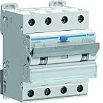 Hager RCBO, 16A Current Rating, 4P Poles, 30mA Trip Sensitivity, Type A