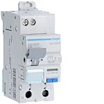 Hager RCBO, 16A Current Rating, 1P+N Poles, 30mA Trip Sensitivity, Type AC
