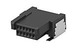 ERNI ERNI MicroCon Series Right Angle Surface Mount PCB Socket, 12-Contact, 2-Row, 0.8mm Pitch, Surface Mount