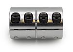 RS PRO Coupling Element, 15mm Outside Diameter, Aluminium