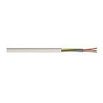 RS PRO Power 1.5 mm² 4 Core Power Cable, White Polyvinyl Chloride PVC, 50m