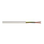RS PRO Power 2.5 mm² 3 Core Power Cable, White Polyvinyl Chloride PVC, 100m