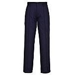 Portwest 2885 's Navy Trousers Scratch-Free Sewn, Size 40 40in W 109cm L