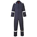 Portwest Navy Reusable Hi Vis Overalls, 42