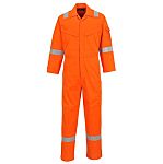 Portwest Orange Reusable Hi Vis Overalls, 34